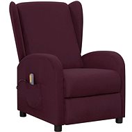 Shumee polohovací fialové textil, 342320 - Massage Chair