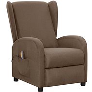 Shumee polohovací taupe textil, 342321 - Massage Chair