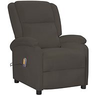 Shumee polohovací tmavě šedé samet, 342411 - Massage Chair