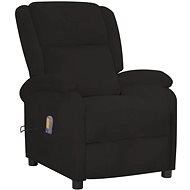 Shumee polohovací černé samet, 342416 - Massage Chair