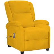 Shumee polohovací žluté samet, 342417 - Massage Chair