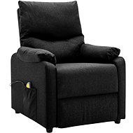 Shumee polohovací černé textil, 342461 - Massage Chair