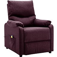 Shumee polohovací fialové textil, 342465 - Massage Chair
