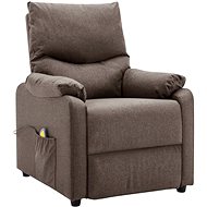 Shumee polohovací taupe textil, 342466 - Massage Chair