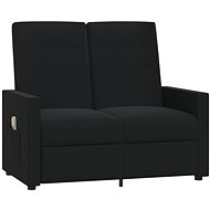 Shumee 2místné polohovací černé textil, 3084379 - Massage Chair