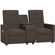 Shumee 2místné polohovací s držákem nápojů hnědé, 3084395 - Massage Chair