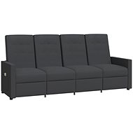 Shumee 4místné polohovací tmavě šedé textil, 3084399 - Massage Chair