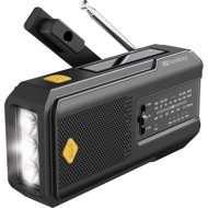 Sandberg Surviovor All-in-1 2000 mAh, FM/AM radio with additional functions, black - Radio