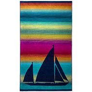 SCANquilt VELUR sailboat 180 × 100 cm - Bath Towel