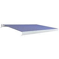 Cassette Awning with Motor 300 x 250cm Blue-white - Awning