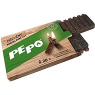 PE-PO Wooden Lighter 2-in-1 20 FSC Lighters - Firelighter