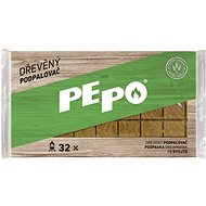 PE-PO wooden fire starter 32 fires - Firelighter