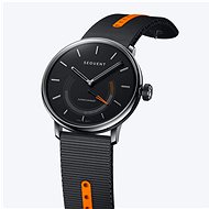 Sequent SuperCharger 2.1 Premium Onyx Black with Black/Orange Strap - Smart Watch