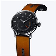 Sequent SuperCharger 2.1 Premium Onyx Black with Brown Leather Strap - Smart Watch