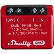 Shelly Plus 1PM Mini, spínací modul, WiFi, Gen3 - Switch