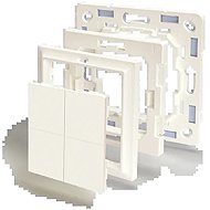 Shelly adapter for BLU Wall Switch 4 (for Gira/Merten frames) - Small Frame
