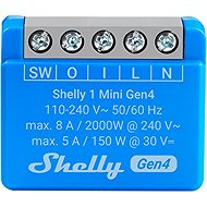 Shelly Gen4 1 Mini, switching module, WiFi - Switching Relay