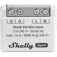 Shelly Gen4 EM mini 16 A, power meter, WiFi, LAN - Energy Consumption Meter