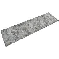 SHUMEE Kuchyňský koberec, omyvatelný, 45 × 150 cm, samet, beton - Koberec