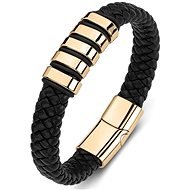 Leather bracelet 22cm A7004-11 - Bracelet