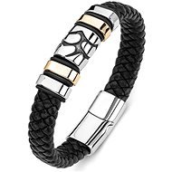 Leather bracelet 22cm A7004-12 - Bracelet