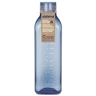 Sistema® Ocean Bound Bottle Square screw cap 1 l, blue - Drinking Bottle