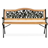 Sofotel Gardi Tulip Parková lavička s opěradlem 123,5 × 74 × 48 cm - Garden Bench
