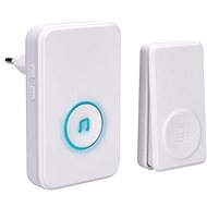Solight wireless doorbell, battery-free, for socket, 150m, white, learning code - Doorbell