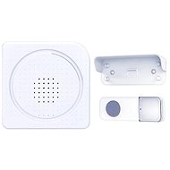 Solight wireless doorbell, battery operated, 200m, white, learning code - Doorbell