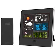 Solight weather station, colour LCD, temperature, humidity, RCC, black - Weather Station