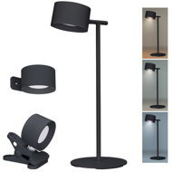 Solight Rechargeable 3in1, 280lm, CCT change, dimming, black - Table Lamp