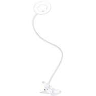 Solight LED dimmable desk lamp with clip, USB, white - Table Lamp
