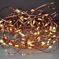 Solight karácsonyi fényfüzér, réz, meleg fehér, 50×mini LED, 5 m - Fényfüzér