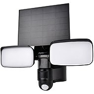 Solight solar with sensor, 9 W, 850 lm, 4000 K, Li-Ion, black - LED Reflector