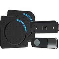 Solight 1L67BDZ 2x wireless doorbell, 200 m, learning code, black - Doorbell