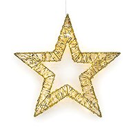 Solight 3D LED Christmas Star, 150 LEDs, 60 cm, IP44, Warm White, Timer - Christmas Decoration