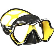 Mares Mask X-VISION CHROME LiquidSkin, yellow-black - Diving Mask