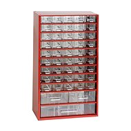 Tool box, organizer, MAXI - 45XA, 2XB, 1XC - red - Tool Organiser