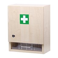 Wall-mounted wooden first aid kit for 20 persons - First-Aid Kit 