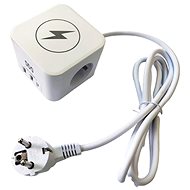 IN Prodlužovací kabel s USB A+C a bezdrátovým nabíjením - Extension Cable