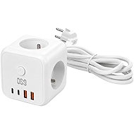 IN CUBE 553062 Extension Lead with USB - Extension Cable