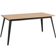 Danish Style Jídelní stůl Milt, 160 cm, borovice / černá - Jídelní stůl