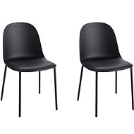 Danish Style Jídelní židle Bren (SET 2 ks), černá - Jídelní židle