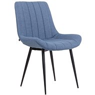 BHM Germany Jídelní židle Everett, textil, modrá - Jídelní židle