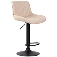 BHM Germany Barová židle Lentini, syntetická kůže, černá / krémová - Barová židle