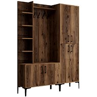Dalenor Předsíňová stěna Viyana, 150 cm, ořech - Předsíňová stěna
