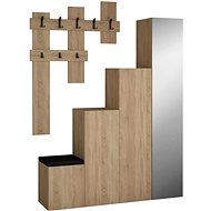Dalenor Předsíňová stěna Up, 180 cm, dub - Předsíňová stěna