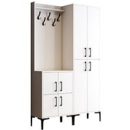 Dalenor Předsíňová stěna Berlin, 200 cm, bílá - Předsíňová stěna