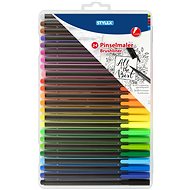 Stylex Brushliner, 24 colours - Felt Tip Pens