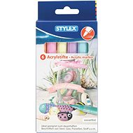Stylex Acrylic marker 6 pastel colours - Marker